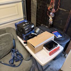 Audio Gear Lot – MXL 990 Mic, Shure Headphones, Focusrite Interface, Meta Quest 