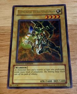 Yugioh Card- Elemental Hero Sparkman