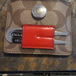 Coach Golf Tee Holder 