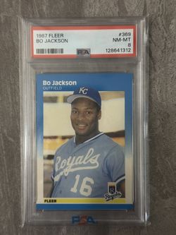 Bo Jackson 1987 Fleer - PSA 8 (NM-MT)