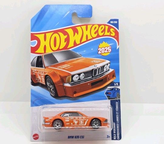 2025 Hot Wheels BMW 635 CSi Orange