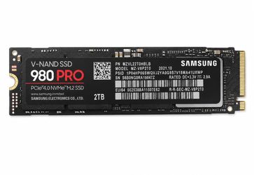 Samsung 980 PRO 2TB NVMe M.2 SSD – PCIe 4.0 – Gen 4