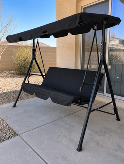 Patio Swing with Canopy