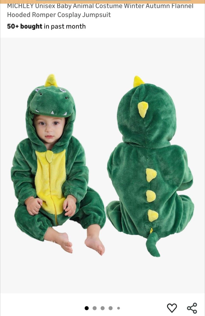 Green dinosaur Halloween Costume