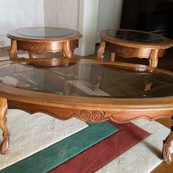 Coffee Table and Two Side Tables
