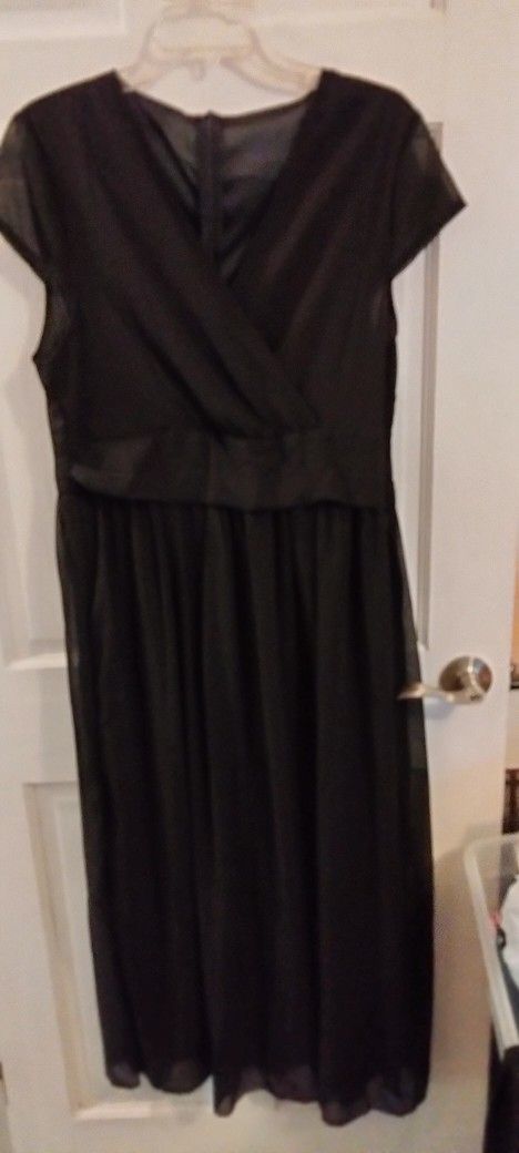Women's Plus Size 2X Black Dress