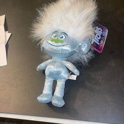 Hasbro Dreamworks Trolls Guy Diamond 20" Troll Plush / Stuffed Toy Excellent used condition with no rips, snags, or stains 