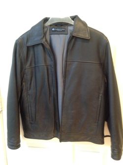 Boys Kenneth Cole Black Leather Jacket