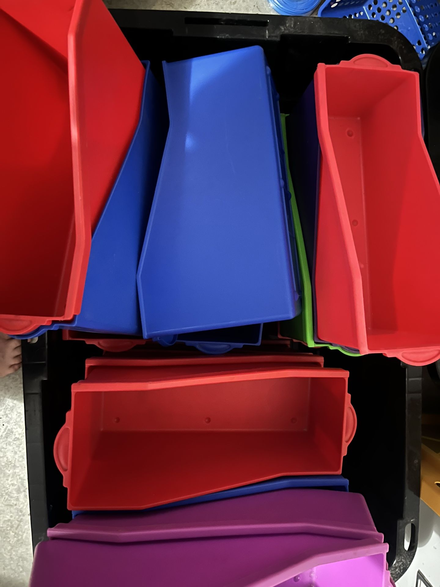 25 Book Storage Containers $2 Each Or Take All