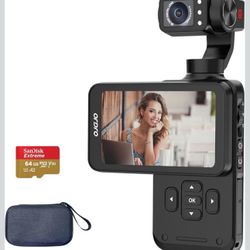 ORDRO M5 5K Video Camcorder - 4K 60FPS WiFi IR Night Vision Handheld Camcorder, 3.5" Screen, 3-Axis Stabilisation, 180 Rotating Lens Portable Camera w