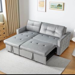 New Pull Out Bed Sofa Couch Sectional 