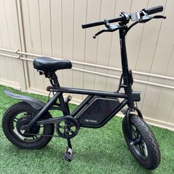 FOR PARTS - Jetson Atlas Folding Electric Bike 14 Inch Fat Tire Ebike