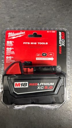 Milwaukee M18 RedLithium XC5.0 Battery