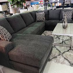 Color Options U Shape Modular Sectional Couch With Chaise ⭐$39 Down Payment with Financing ⭐ 90 Days same as cash