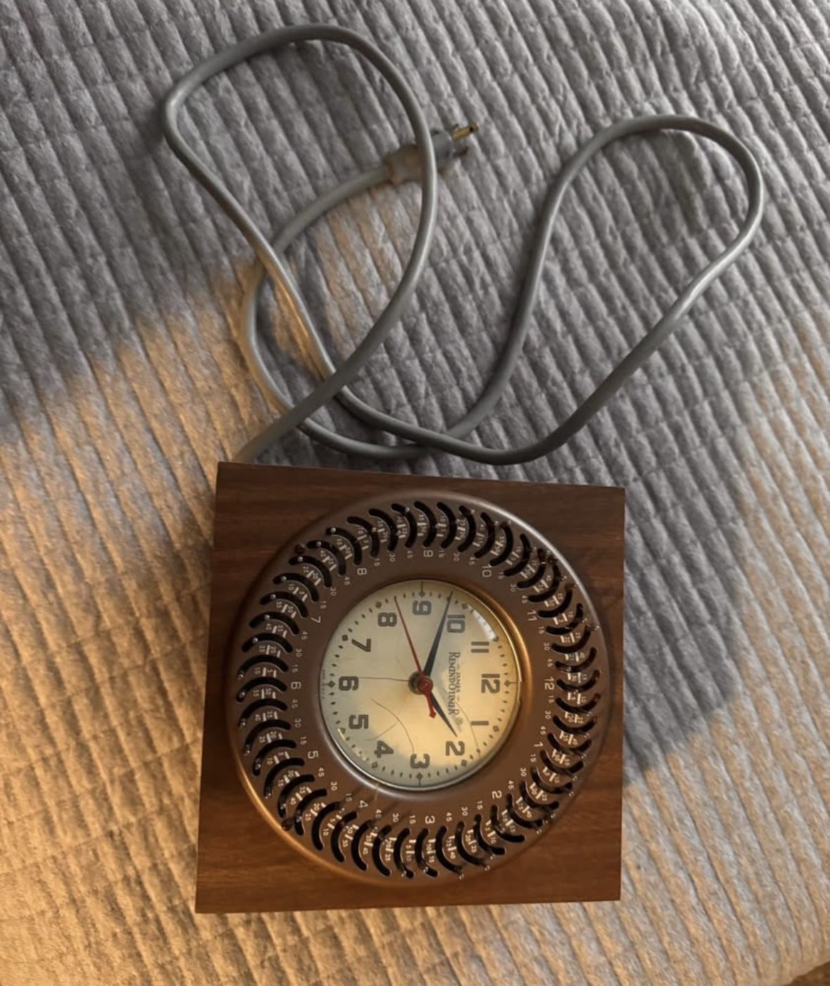 Vintage James Remind-O-Timer MD-12 | Mid-Century Talking Alarm Clock Timer | Works!