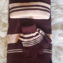 SCARF, MITTENS AND HAT FOR BOY 👦 