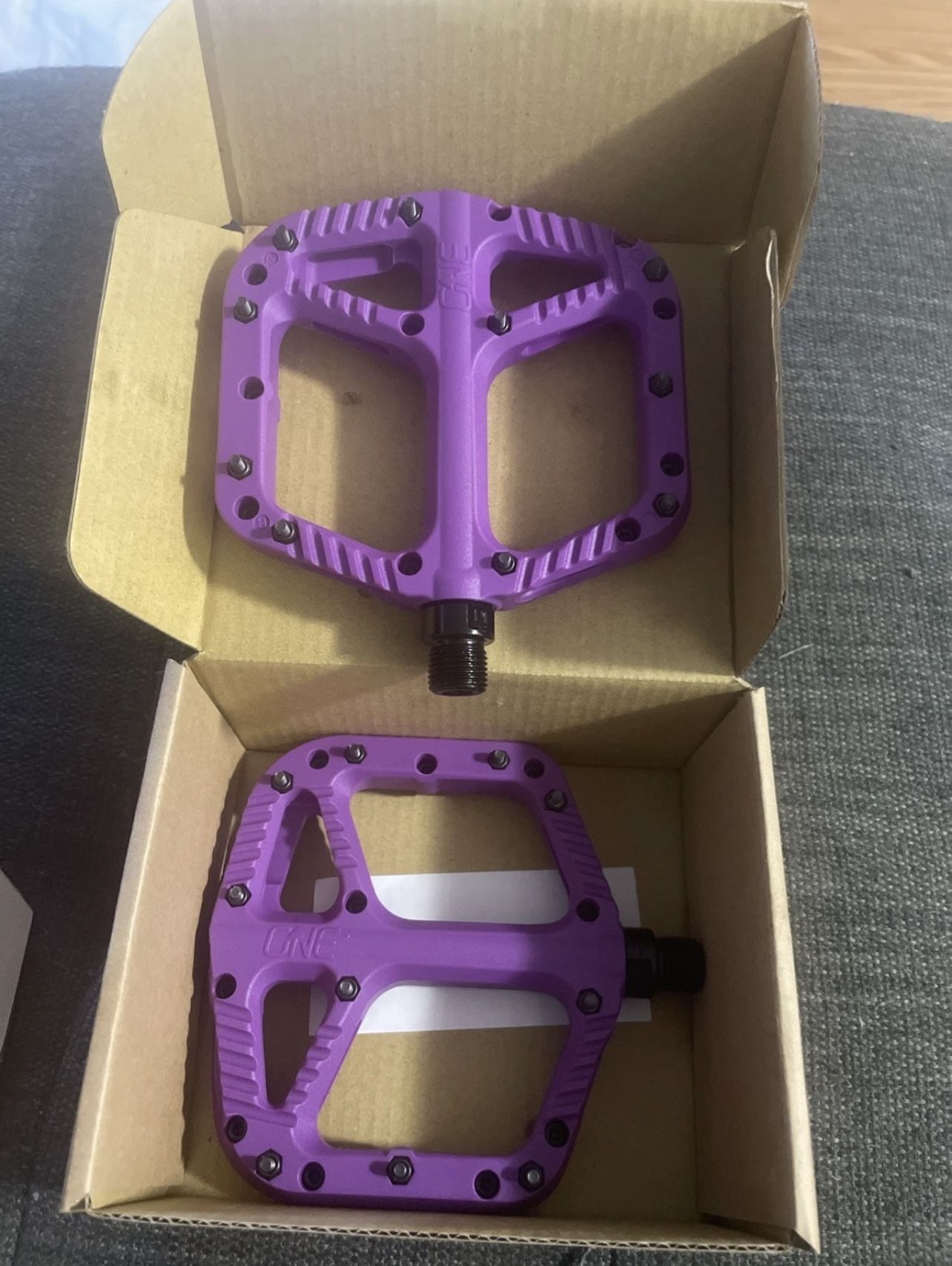 One Flat Pedal Component Purple