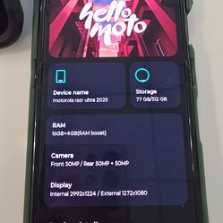 Razr  2025 Green Unlocked