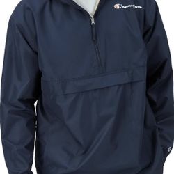 Brand new Champion Men's Packable Wind and Water Resistant Jacket