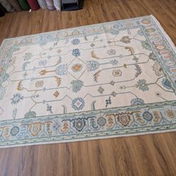 Handknotted Wool Rug 6x9