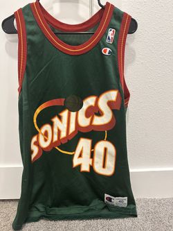 Seattle SuperSonics Shawn Kemp Jersey Size 40