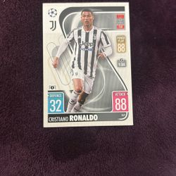 ronaldo soccer card 2021 juventus