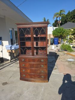 Vintage Mohagany Cabinet Chest 