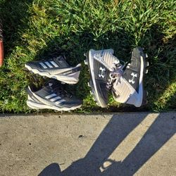 Boy's Baseball Cleats (Size 12 and 1)