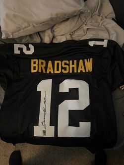 Terry Bradshaw custom autographed jersey