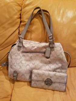 Authentic Coach purse and wallet