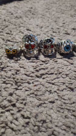 Set of Assorted Themed Rings