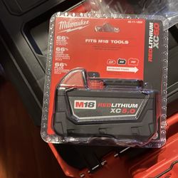 Milwaukee m18  read lithium Xc 5.0 battery