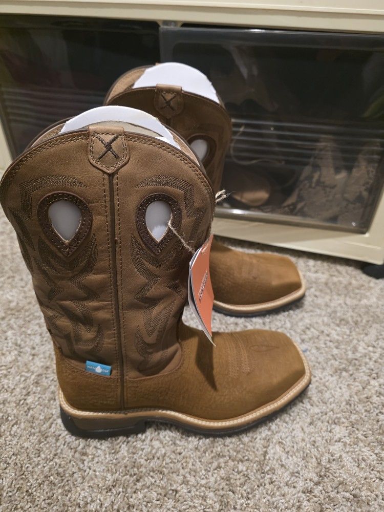 Work Boots Steel Toe 9.5