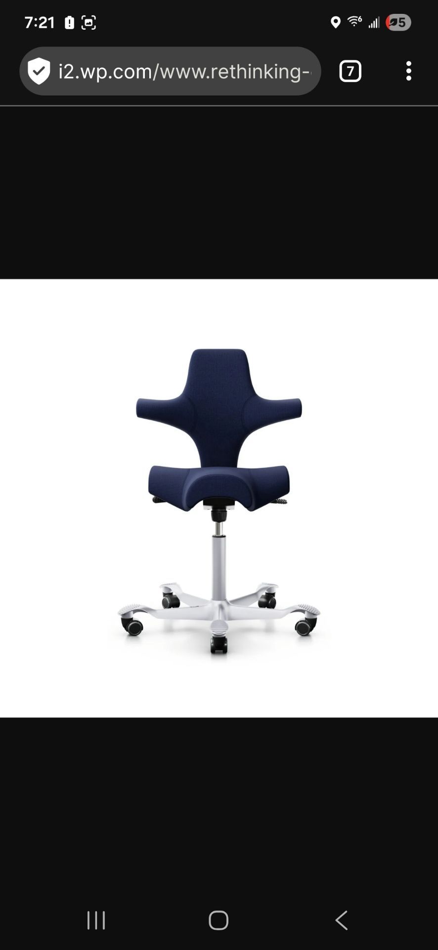 Ergonomic HAG Capisco Chair - 8106