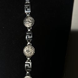 Silver Medusa Bracelet