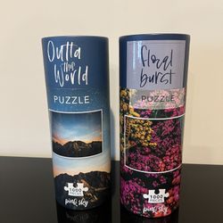 TWO 1000 Pieces each Puzzles 