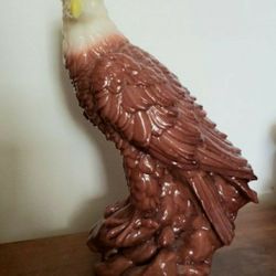 Beautiful Eagle "Statue".  It Is Made From Candle Wax!  In Like New Condition.
