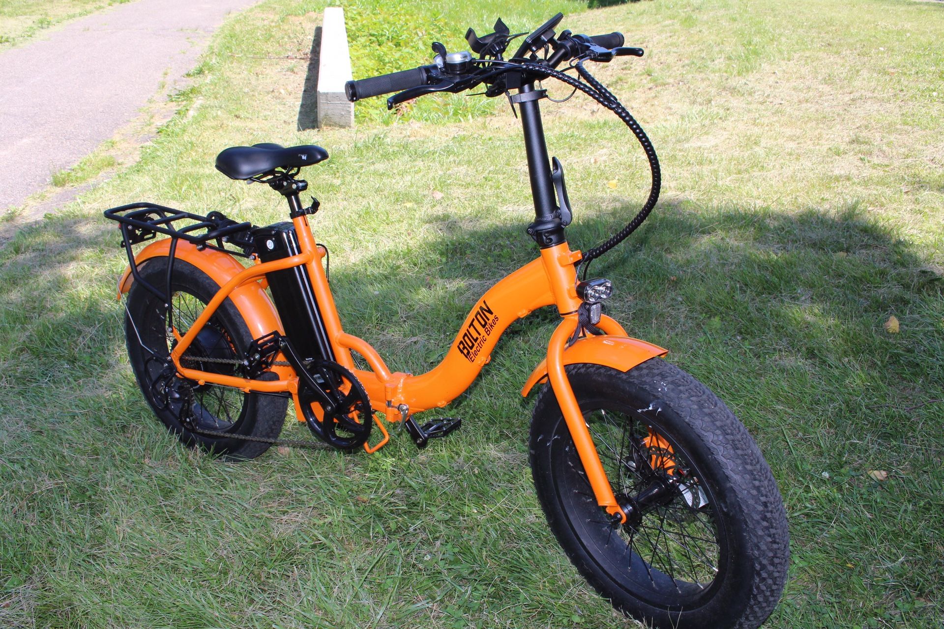 $600 Off - 2021 CRUSADER - FAT STEP THROUGH FOLDING EBIKE (Thumb-Throttle)
