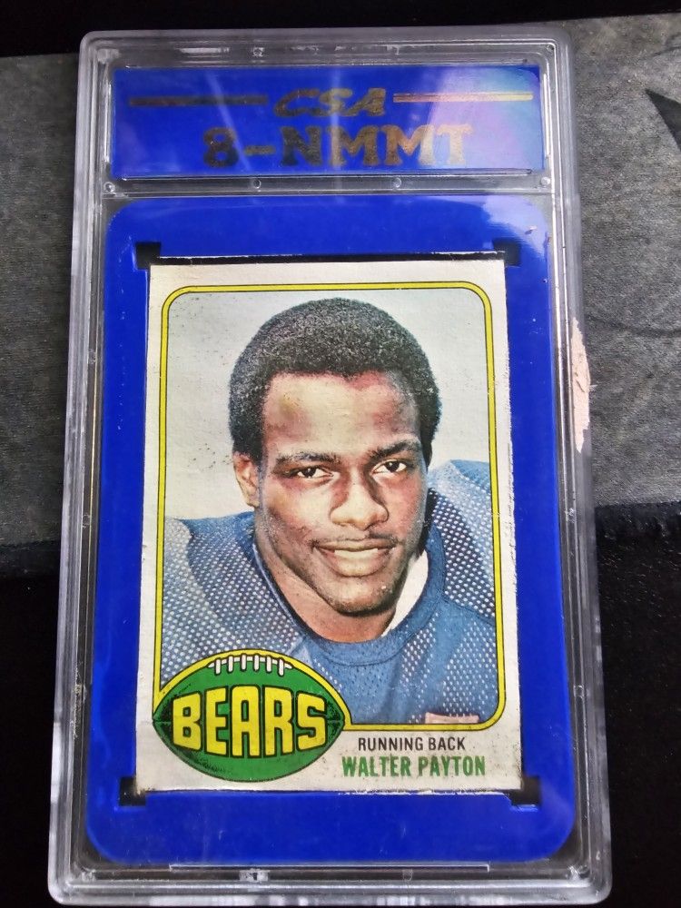 1976 Walter Payton Topps Graded 8 Rookie Card #148