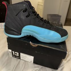 Jordan 12 Retro Black And Teal 