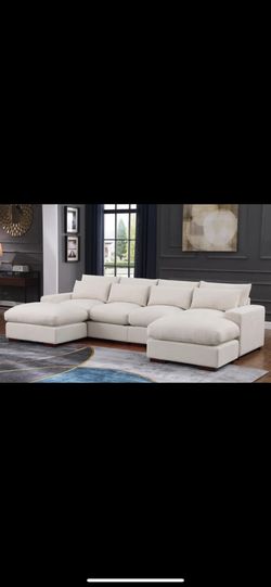 Living Room Couch - Cream