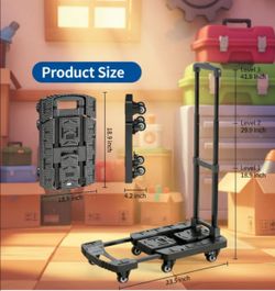 Folding Hand Truck Dolly Cart with Wheels