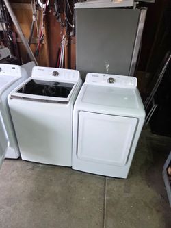 Samsung Washer And Electric Dryer Large Capacity