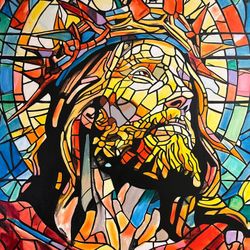 Jesus Christ Handmade Original Painting by me/local artist Warren Willowdale.