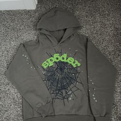Slate Grey Sp5der Hoodie