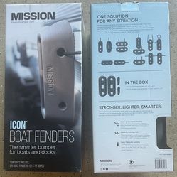 MISSION Boat/Dock Fenders, NEW IN BOX!