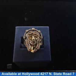 Men's Ring - Yellow Gold 10k (.417) 8.3 grams Size 10