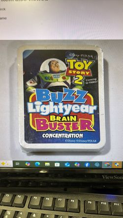 Buzz Lightyear Brain Buster Mini Deck Of Cards