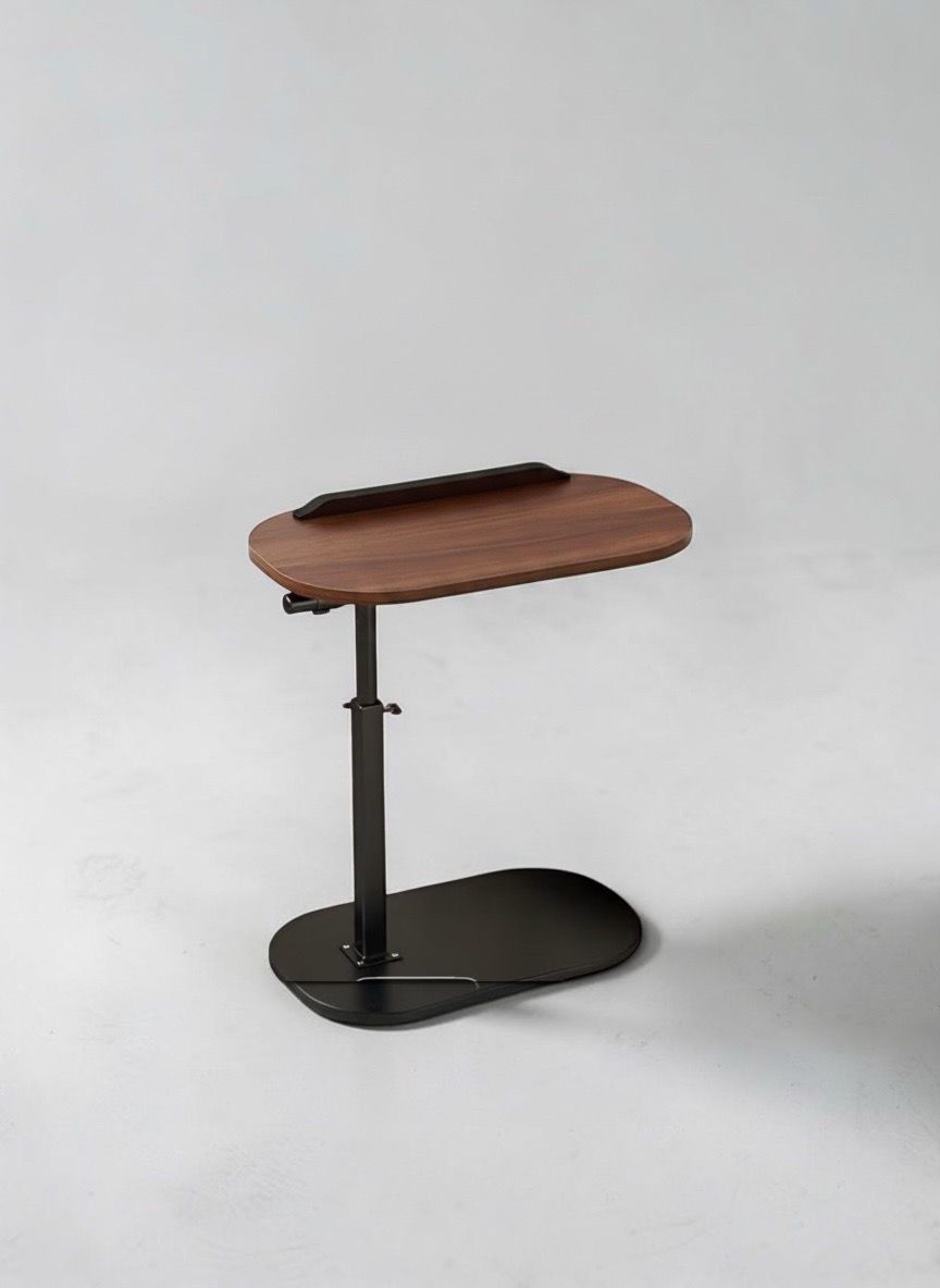 Wood Tray Table Stand Adjustable in Height and Tiltable