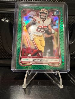 99/99 Bookend George Kittle Bowman Chrome Green Reptilian Refractor